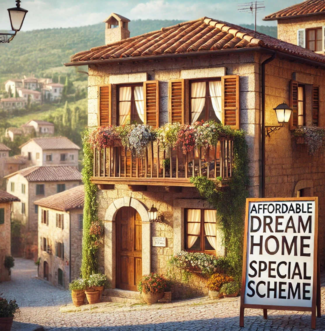 1 Euro Houses Italy