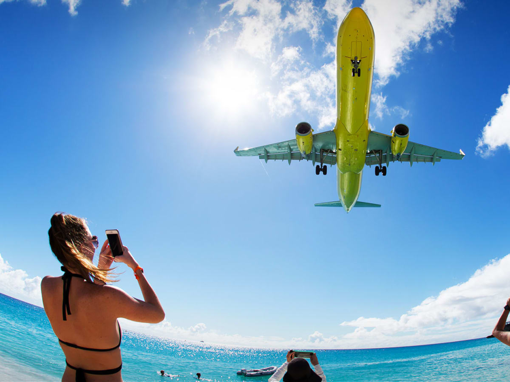 Flights in summer vacation
