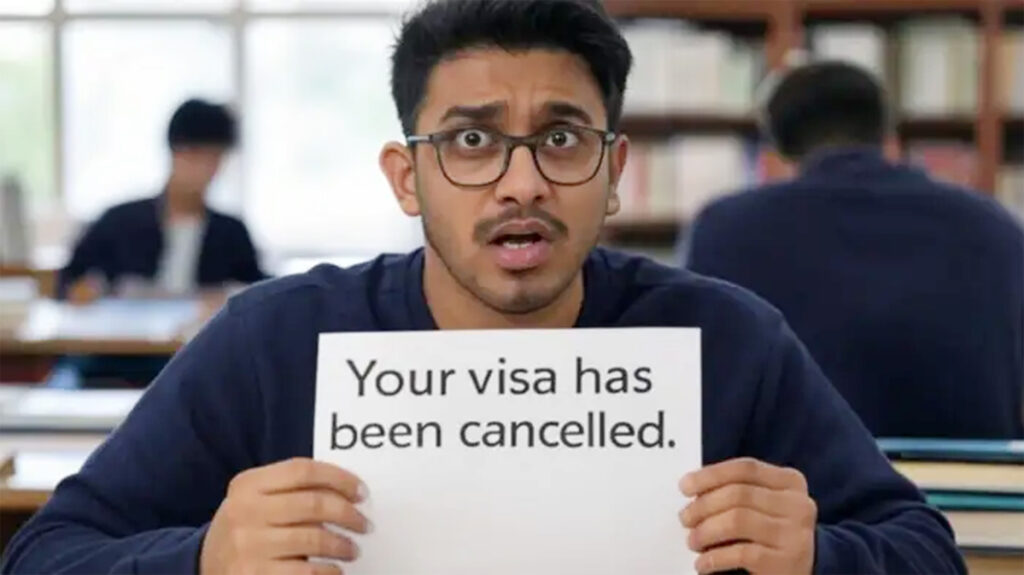 Trump is cancelling student Visa 