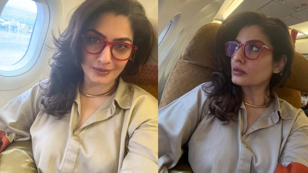 Raveena Tandon traveled in Air India :