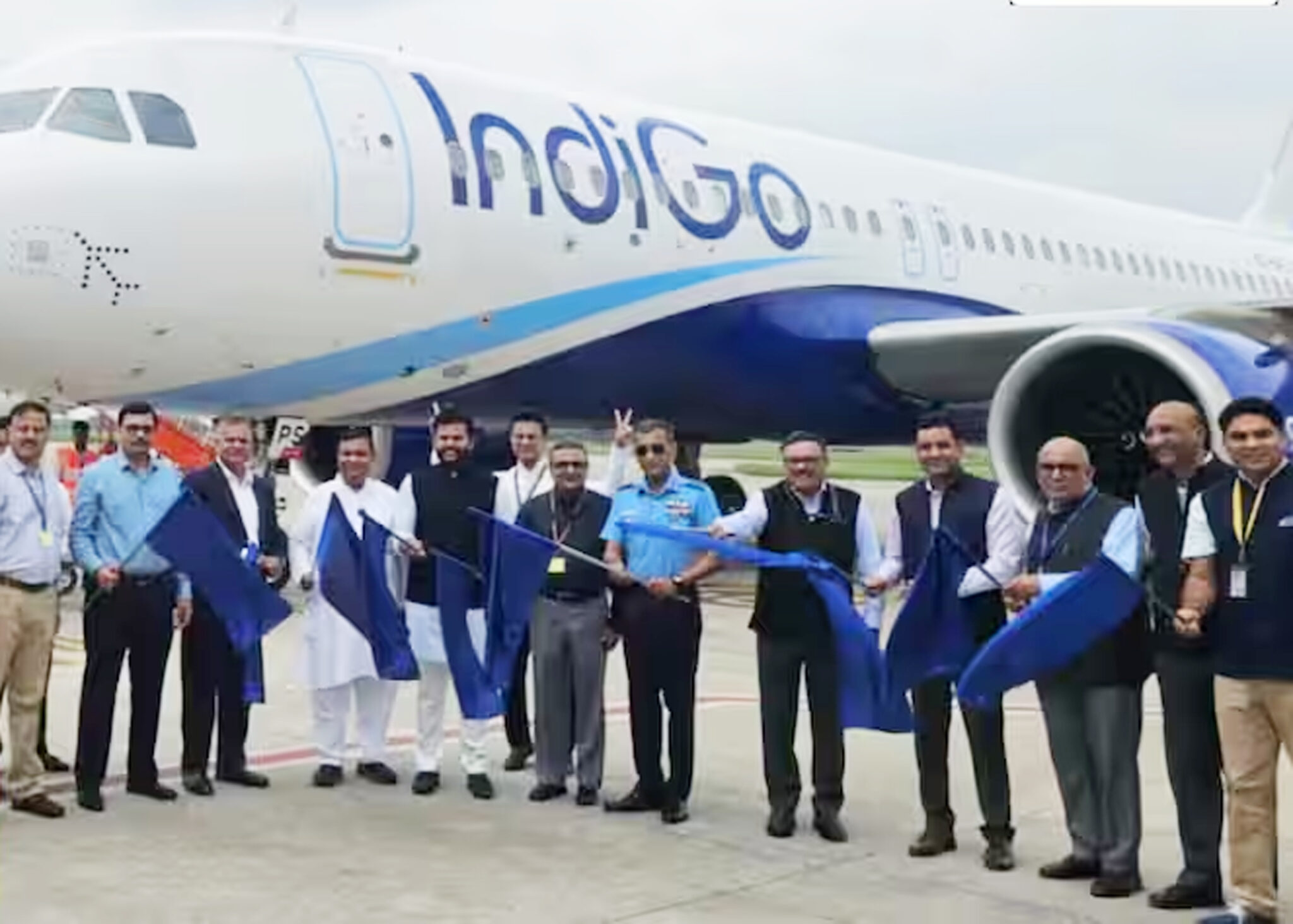 Indigo Ahmedabad to Hindon flight