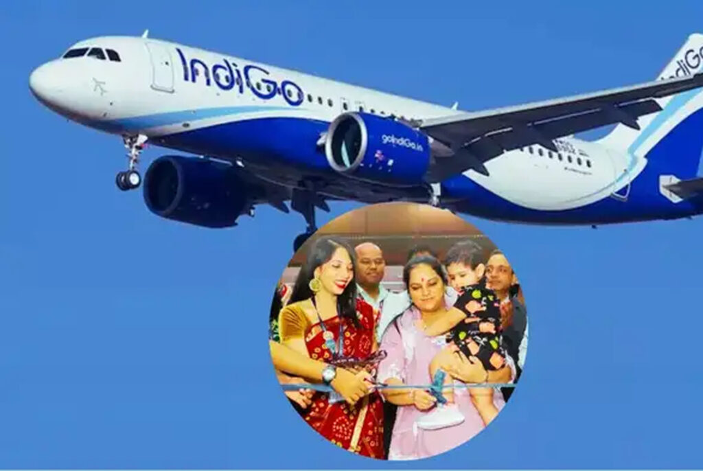 Indigo Ahmedabad to Hindon flight