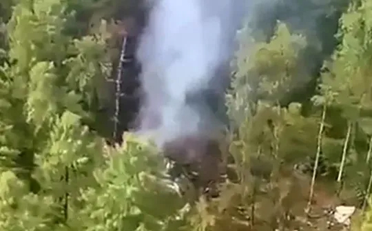Plane crash in Russia 