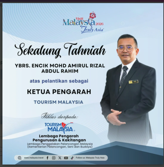 tourism-malaysia-appoints-mohd-amirul-rizal-dg