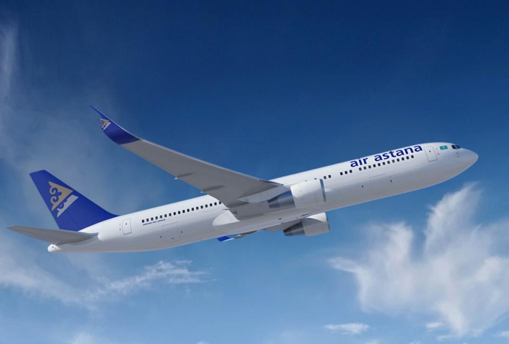 air-astana-boeing-767-delhi-almaty-flights